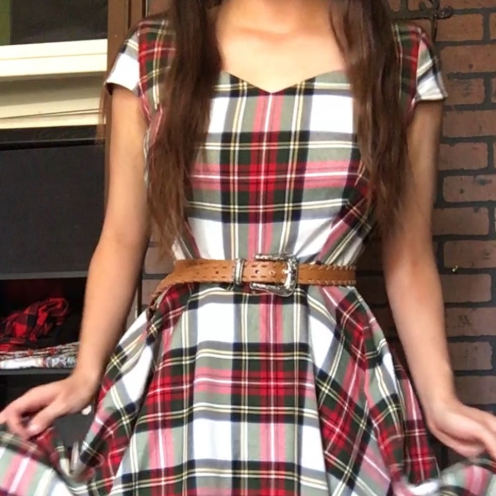 Hell Bunny Vixen Plaid Dress